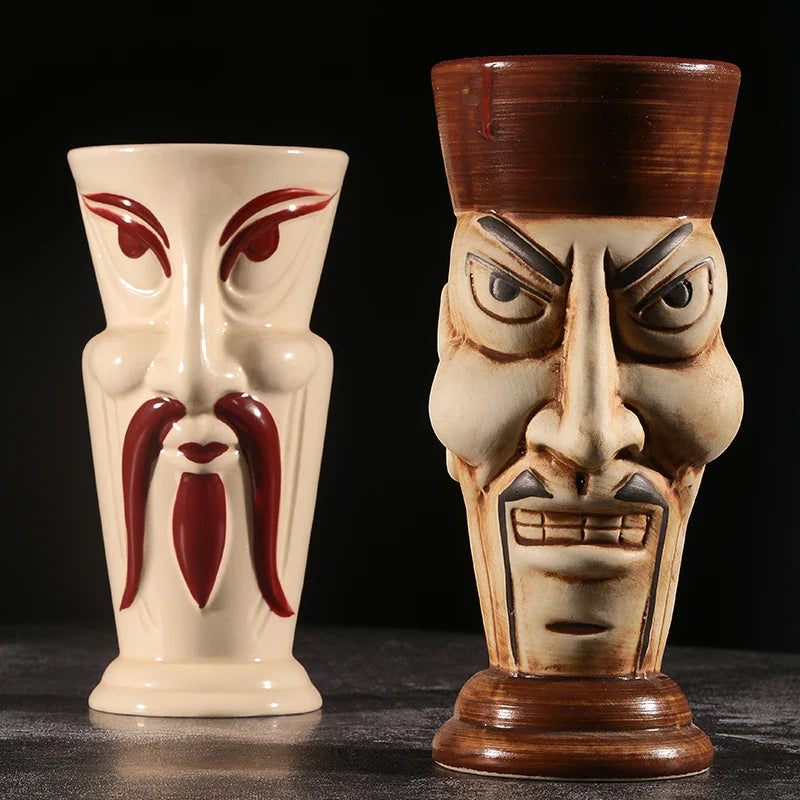 Hawaii Ceramic Tiki Mugs Pi-Mart