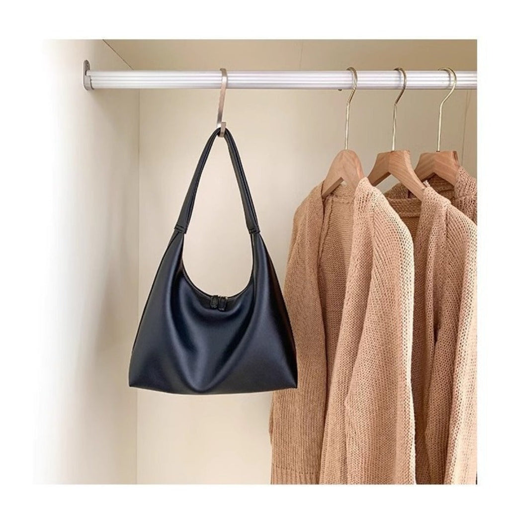 Simple versatile hobo bag for women, hand soft leather hobo bag, retro shoulder armpit bag - SJB-DIAMOND ELITES