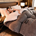 Luxury Winter Thickened Warm Double-sided Milk Velvet Quilt  Fleece Pi-Mart