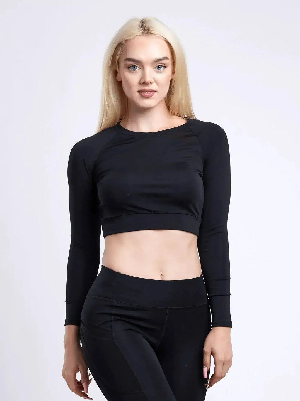 Long-Sleeve Crop Top - SJB-DIAMOND ELITES