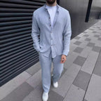 Cotton Men Suit Fashion Comfortable Top Pants Lootquake LLC