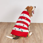 Pet Striped Christmas Lantern Turtleneck Sweater Pi-Mart