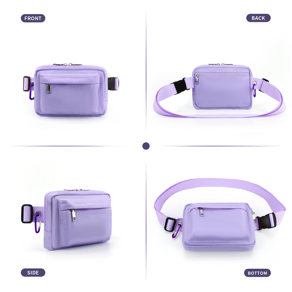 Nylon Chest Bag – Outdoor Sports Running Fanny Pack & Crossbody Belt Purse for Men & Women – Lightweight, Durable, and Stylish - SJB-DIAMOND ELITES