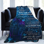 1pc Personalized Blanket - Soft, Cozy, and Heartfelt Gift for Daughter's Birthday, Graduation, and Wedding Celebrations Lootquake LLC