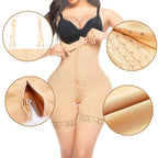 High Waisted Body Pants Crotch Zipper Tummy Lifting Pants Waist Trimming Shapewear Bodysuit Enhancement - SJB-DIAMOND ELITES