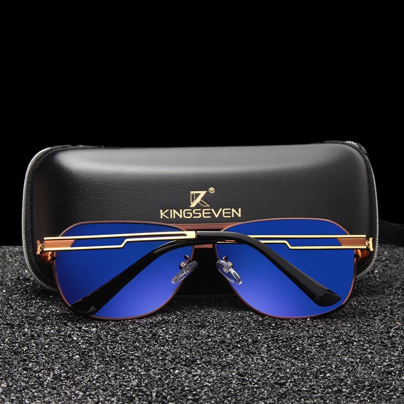 Luxury NEW Model Business  Men Square Polarized Sunglasses Male Eyewear Aviation Alloy Frame With UV400 Protection and High Quality Metal Frame - SJB-DIAMOND ELITES