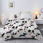 1pc Super Soft Cute Dog Fleece Blanket - Ultra-Cozy, Lightweight & Warm - Premium Flannel Throw for Couch, Bed & Sofa - Stylish Living Room Decor Accent Lootquake LLC