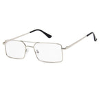 Luxury Famous Retro Modern Square Unisex Men and  Women‘s Sunglasses  With Alloy Metal Small Frame With Clear Double Bridge Men's Sunglasses - SJB-DIAMOND ELITES