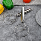 Stainless Steel Danish Flour Binocular Coil Mixer Manual Dough Mixer And Dough Tool Mixing Stick Pi-Mart