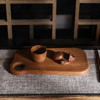 Chopping Board Ebony Solid Wood Cutting Board Kitchen Household Cutting Board Pi-Mart