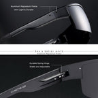 Luxury Elegant Retro Moder Oversized Square Polarized Famous Sunglasses For  Male and Female With UV400 Protection - SJB-DIAMOND ELITES