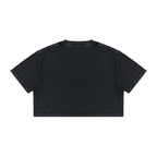 Loki & Ivy Women's Mineral Wash Cotton Crop T-Shirt