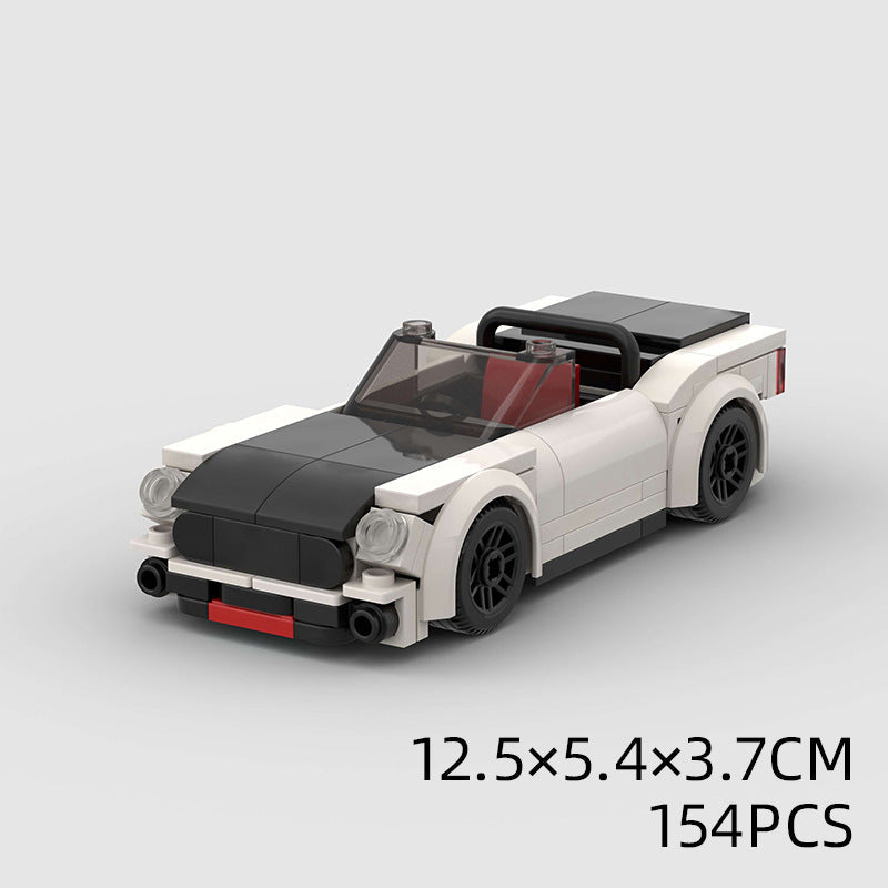Children's Toys Car Model Sports Car And Small Particle Building Blocks MOC Educational Toys Pi-Mart