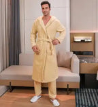 Men's Fibre Velvet Gown Set