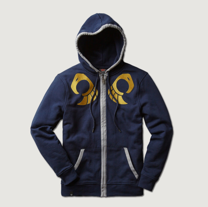 Men's And Women's Fashion Digital Print Hooded Sweatshirt Pi-Mart