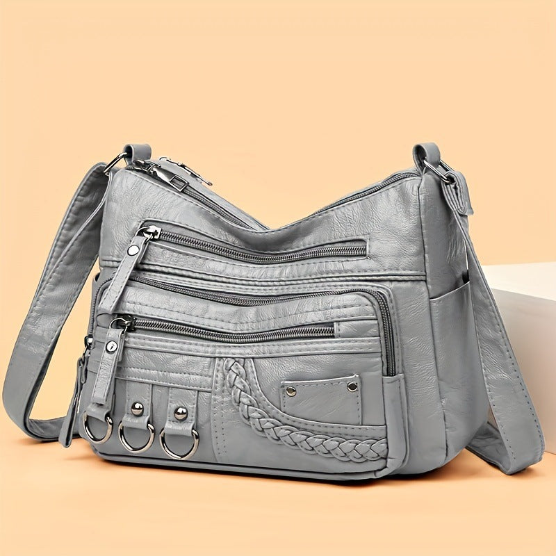 Women's Fashion Casual Soft Leather Bag Pi-Mart