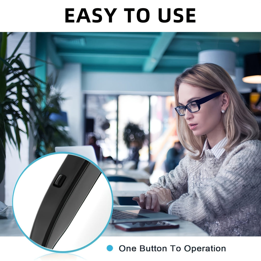 HD 1080P Smart Glasses Camera | Digital Video Recorder, 64GB Memory Card, Black ABS Frame, Rechargeable Battery, Eye Protection, HD Lens, Lightweight & Stylish Design, Sports Action Camera Lootquake LLC