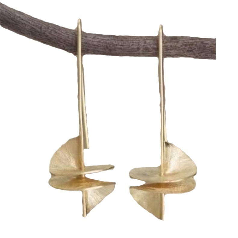 High Profile Fashion Spiral Irregular Earrings Pi-Mart