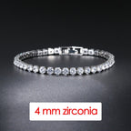 Iced Out Crystal Tennis Bracelet Pi-Mart