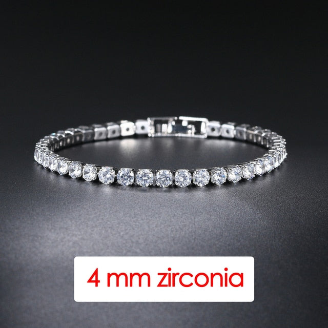 Iced Out Crystal Tennis Bracelet Pi-Mart