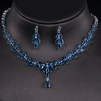 Simple White Bride Zircon Set Women Pi-Mart