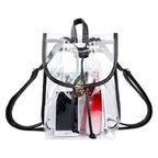 PVC transparent backpack, outdoor travel backpack, gymnasium visual backpack - SJB-DIAMOND ELITES