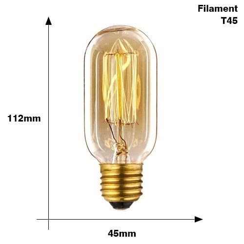 E27 Retro Edison Bulb AC 220V 110V 40W Dimmable Vintage Edison Light bulb ST64 G80 G95 T225 T300 Incandescent Lamp Edison Lamp Bravelight Antique Vintage Light Bulbs, T64 40W 2700K Warm Dimmable, Squirrel Cage Filament Edison Light Bulb for Table Lamp Stevvex