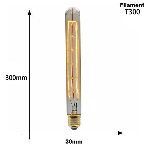 E27 Retro Edison Bulb AC 220V 110V 40W Dimmable Vintage Edison Light bulb ST64 G80 G95 T225 T300 Incandescent Lamp Edison Lamp Bravelight Antique Vintage Light Bulbs, T64 40W 2700K Warm Dimmable, Squirrel Cage Filament Edison Light Bulb for Table Lamp Stevvex