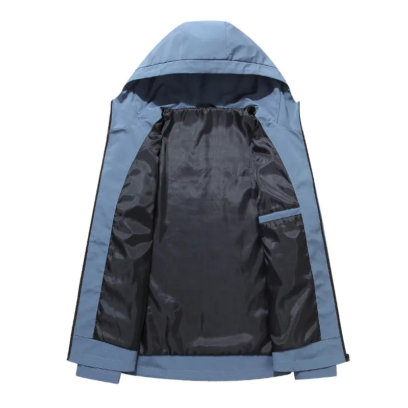 Men's Casual Lightweight Hooded Jacket for Spring/Fall Pi-Mart