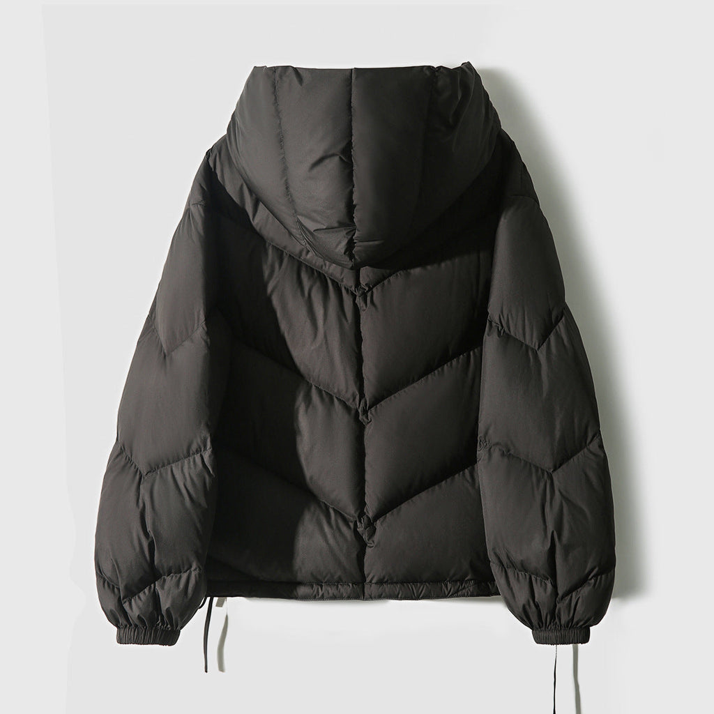 Hooded Small Puffer Jacket Coat Pi-Mart