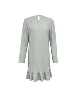 Ladies' Solid Color Lace A-list Casual Long Sleeved Dress - SJB-DIAMOND ELITES