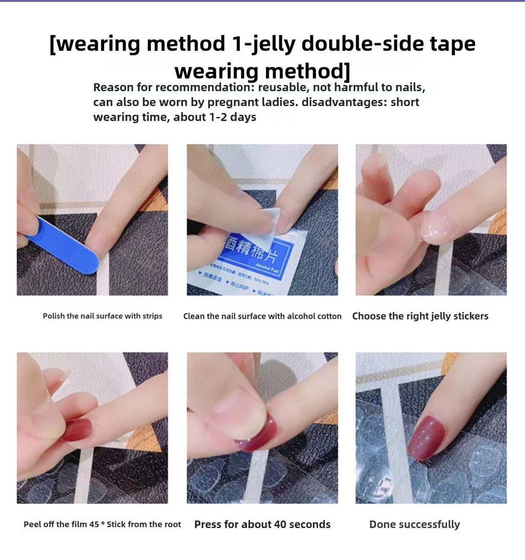 1056- Handmade press on nails fake nails removable