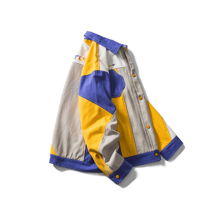 Campus Student Casual Loose Jacket Men Pi-Mart