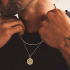 Vnox Layered Necklaces for Men Pi-Mart