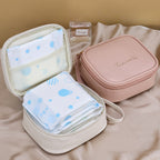 Portable PU Makeup Bags – Small Cream Lipstick Envelope Carry Cosmetic Bag for Students, Ideal for Sanitary Napkin and Small Storage Essentials - SJB-DIAMOND ELITES
