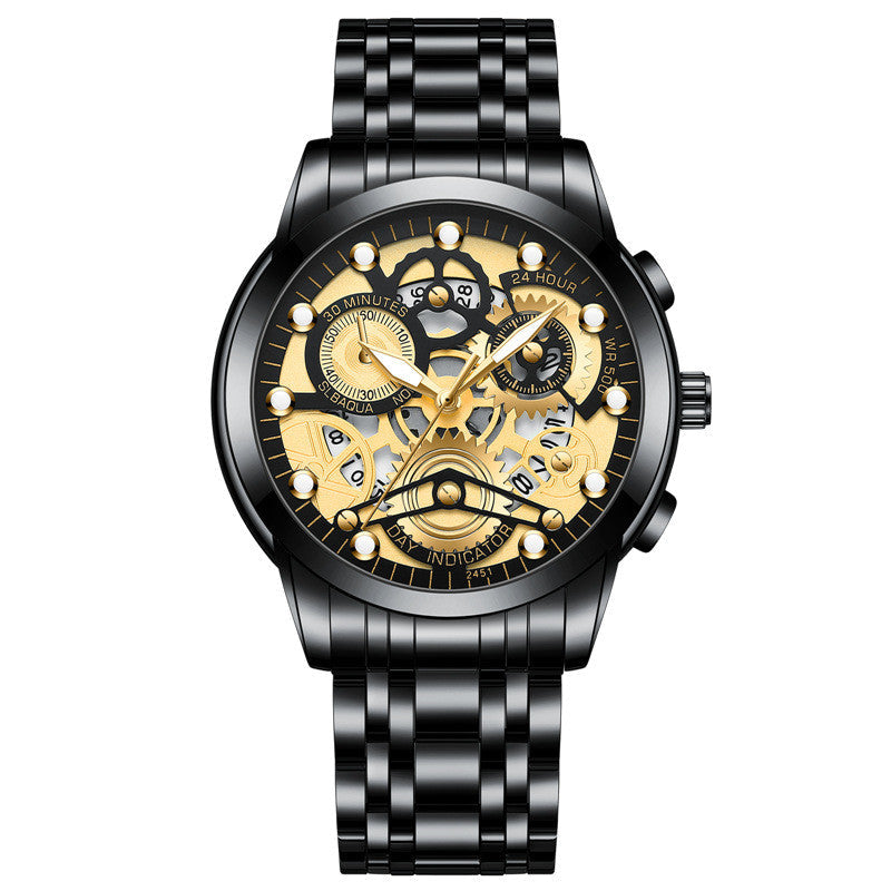 Men's Hollow Non-mechanical Business Watch Pi-Mart
