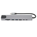 Docking Hub 8 in 1 Type‑C to High‑Definition Multimedia Interface USB PD Expansion Dock for Transfer Data - SJB-DIAMOND ELITES