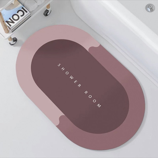 Quick Drying Absorbent Bathroom Mat Pi-Mart