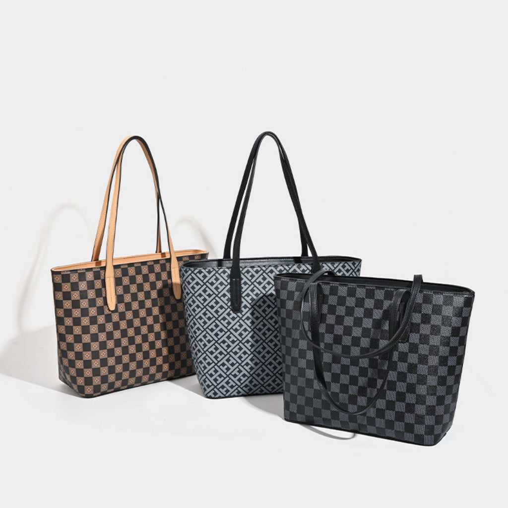 Light luxury oversized shopping bag, women's versatile portable tote bag, shoulder bag - SJB-DIAMOND ELITES