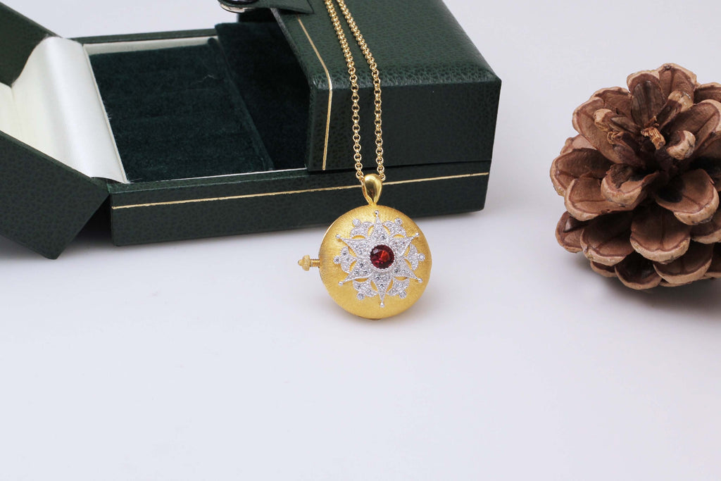 Light Luxury 925 Silver Red Gold Snowflake Photo Clip Pi-Mart