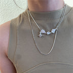Water Drop Crystal Necklace Pi-Mart