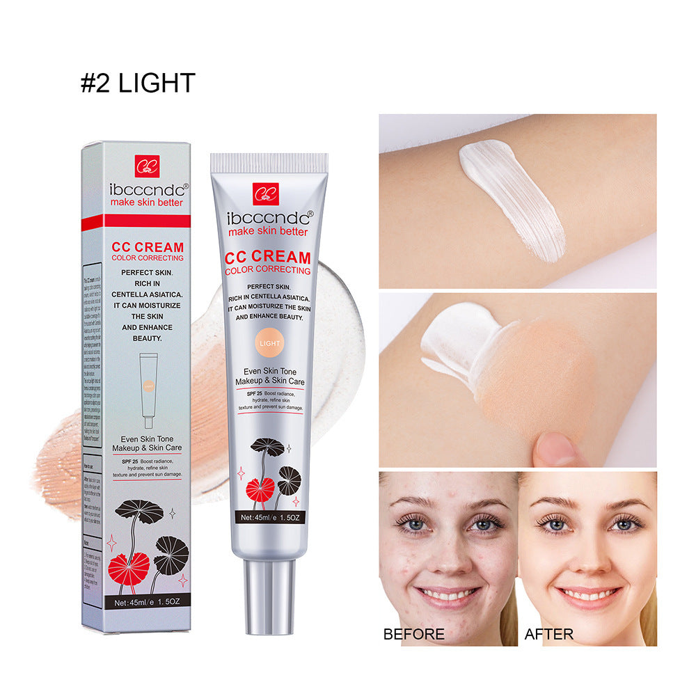 Moisturizing Correcting CC Cream Waterproof Anti-sweat Makeup Before Concealer Lasting Women Makeup Protect Skin Erborian Make Lootquake LLC