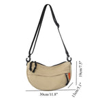 Men's shoulder bag, saddle round bottom bag, satchel fashion unisex small crossbody bag, women's simple crossbody bag - SJB-DIAMOND ELITES