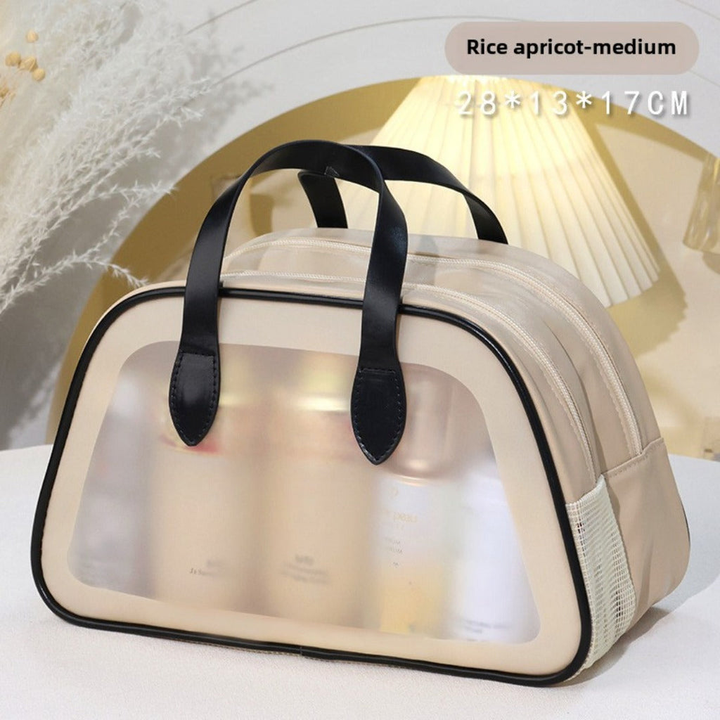 Wet and dry separation wash bag, portable waterproof bath swimming storage bag, business trip cosmetic bag, Transparent Cosmetic Bag, transparent makeup purse, - SJB-DIAMOND ELITES