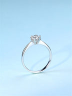 Half Of The Country Simulation Small Diamond Wedding Ring
