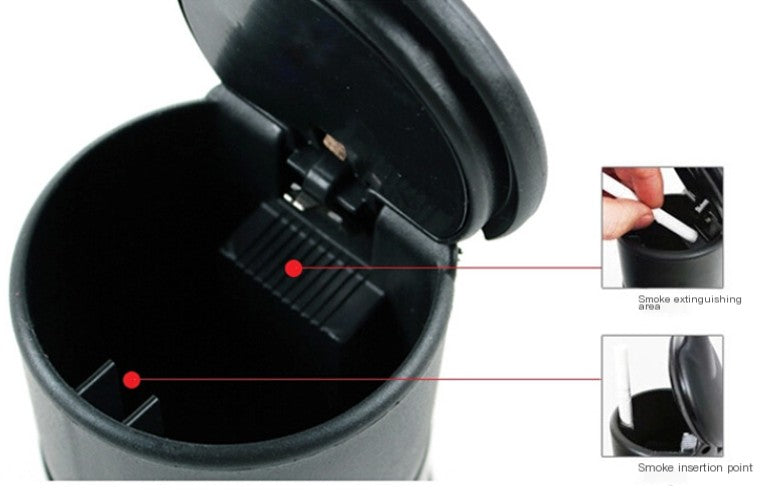 LED Car Ashtray with Light Pi-Mart