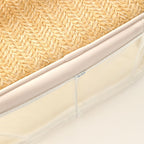 Large capacity PVC straw makeup bag for women,Portable travel toiletry bags, cosmetics portable storage bags, lightweight makeup bags, - SJB-DIAMOND ELITES