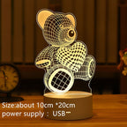 3D Table Night Lamp - SJB-DIAMOND ELITES