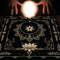 Tarot Tablecloth Board Game Decorative Cloth Have Your Power Mandala Moon Phase Floral Butterfly Tablecloth Pi-Mart