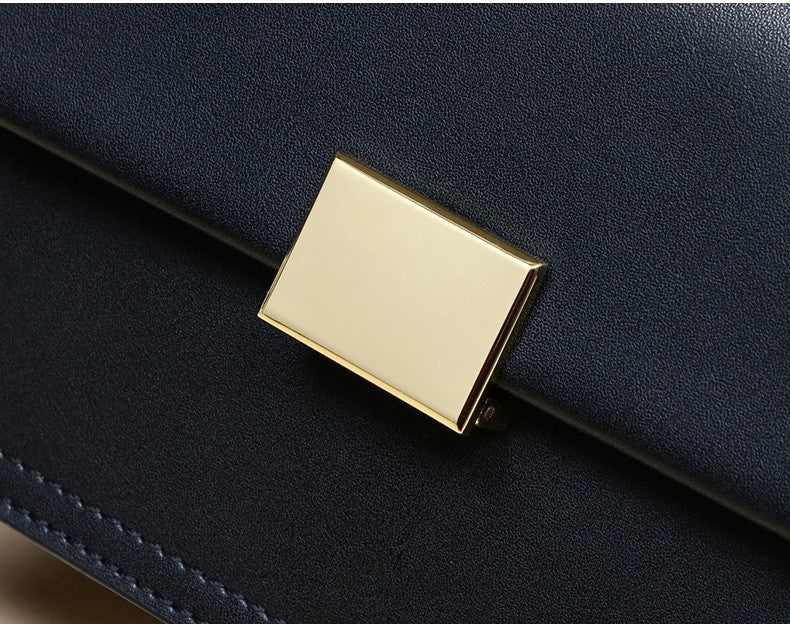 Genuine leather shoulder chain bag crossbody bag all-match small square bag - SJB-DIAMOND ELITES